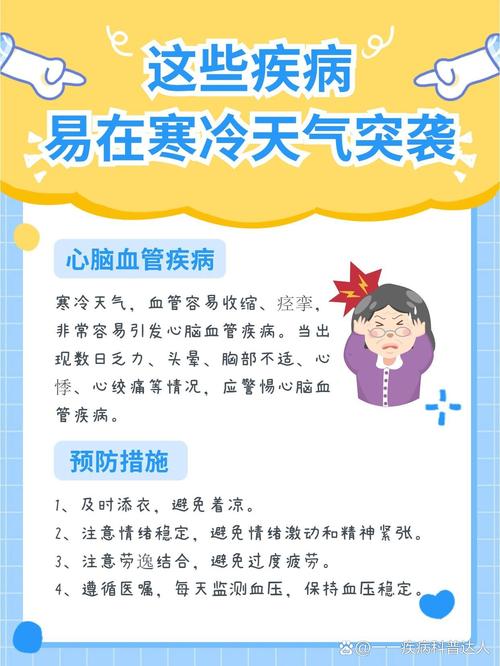 低温天气易致心血管疾病高发!医生提醒:寒冷季节避免剧烈活动