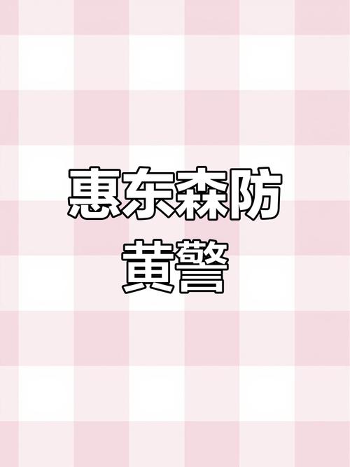 广东省惠东县发布森林火险黄色预警_1
