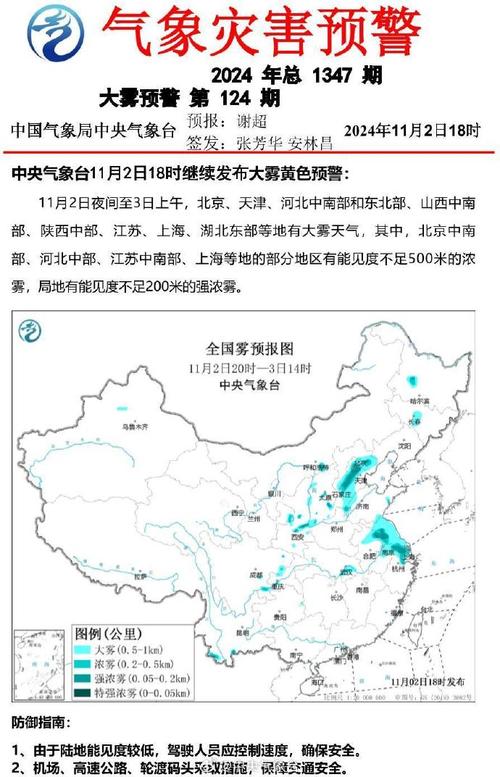 贵州省遵义市发布大雾黄色预警_2